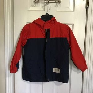 GH Bass Boys Coat Size S (6) Navy & Red